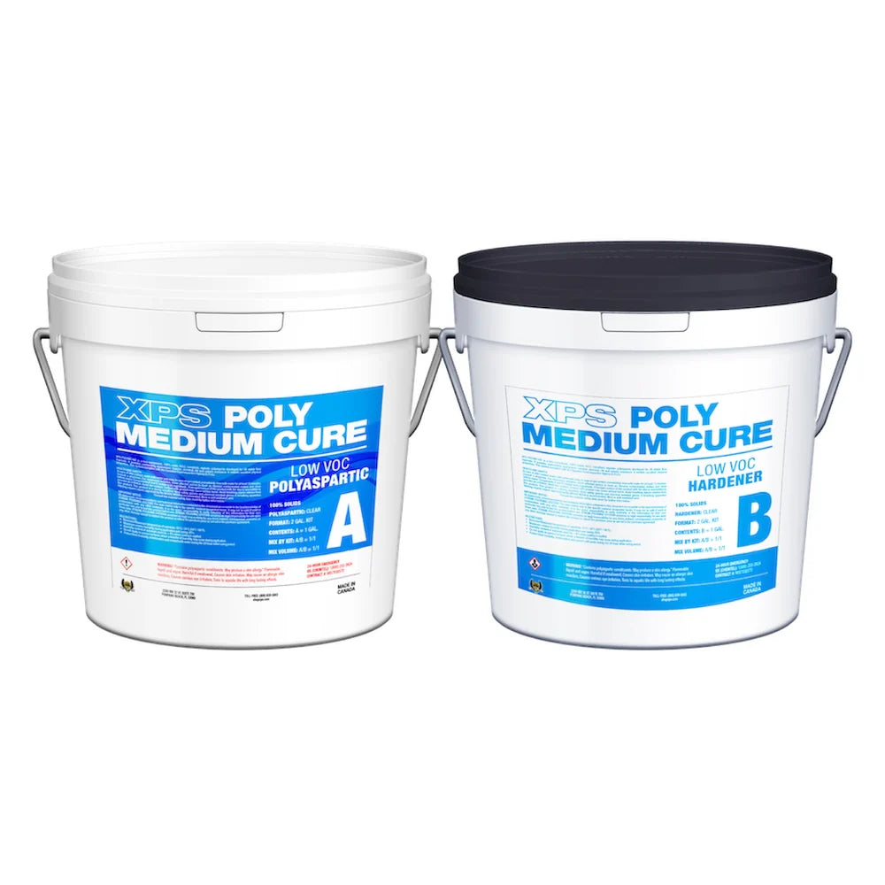 Medium Cure Poly Floor Coating - XPS MC Polyaspartic 2 Gal. Kit