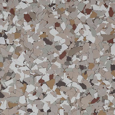 Creekbed flake epoxy floor